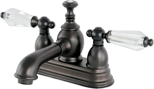 Miniatura 11 de Kingston Brass KS7008WLL Grifo de lavabo central de 4 pulgadas con ventana emergente de latón, 4-1/2 pulgadas en alcance de boquilla, níquel