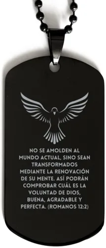 Regalos religiosos catolicos - No se amolden al mundo actual, sino sean transformados por la renovacion de su mente (Romanos 12:2) - placa de