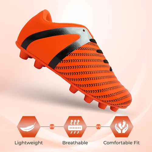 Miniatura 2 de Vizari USA Impact - Botines de fútbol para niños, zapatos de fútbol firme para jóvenes, diseño transpirable para niños pequeños, niños pequeños