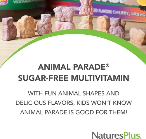 Miniatura 3 de Nature 's Plus – Fuente de la vida Animal Parade Sugar-Free Assorted 90 Chewable