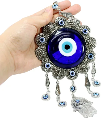Miniatura 2 de Pagamos su impuesto sobre las ventas Turco Blue Evil Eye (Nazar) Amuleto para colgar en la pared Decoración del hogar Ornamento Protección Buena