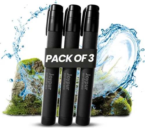 Miniatura 24 de Pajita de Filtro de Agua Portátil para Supervivencia, Equipo Esencial para Acampar y Senderismo, Pajita de Purificación de Agua para Viajes