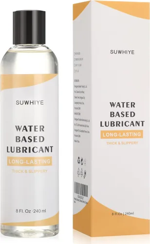 Miniatura 2 de Lubricante personal, lubricante a base de agua para sexo vaginal y anal, pH amigable de larga duración, lubricante sexual seguro para juguetes