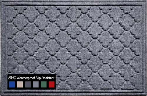 A1HC - Tapete de puerta multiusos duradero, para interiores y exteriores, fácil de limpiar, impermeable, para todo tipo de clima, patio, garaje,