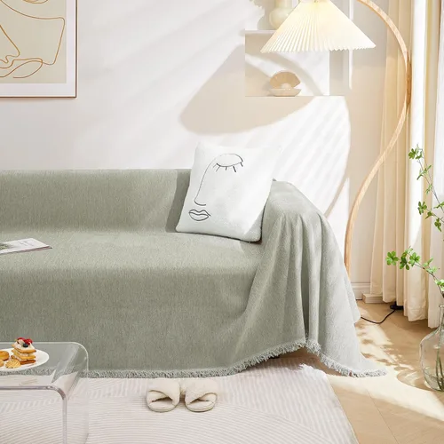 Miniatura 2 de MEETSKY Fundas para sofá modular de 3 cojines, lavables, mezcla de felpilla suave, protector de muebles, funda decorativa de estilo moderno