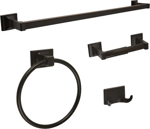 Miniatura 17 de Design House 544593 Millbridge Gancho Doble para Batas Resistente de Montaje en Pared Hardware de Baño Negro Mate