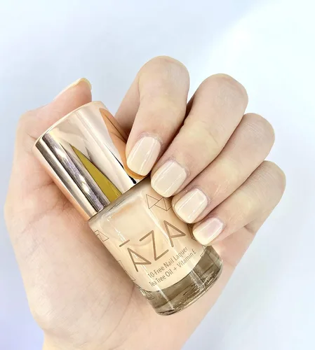 Miniatura 3 de AZA Esmalte de uñas, vegano, sin 10, libre de crueldad, no tóxico, resistente a las astillas, secado rápido, similar al gel, rosa beige
