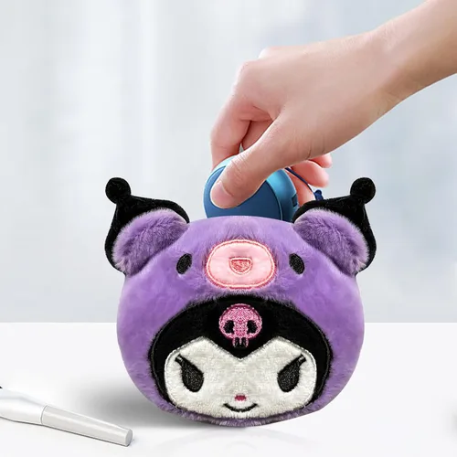 Miniatura 7 de monedero kawaii, Púrpura, dibujos animados