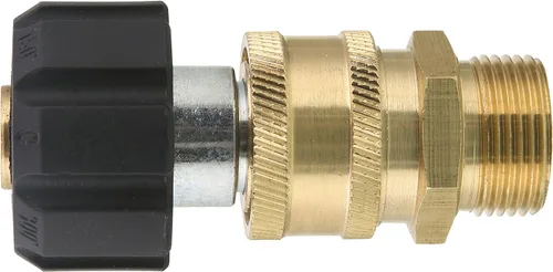 Miniatura 4 de Tool Daily juego de adaptador para lavadora a presión, ajuste de M22 de 14 mm a adaptadores de conexión rápida de 3/8 pulgadas, 5000 PSI