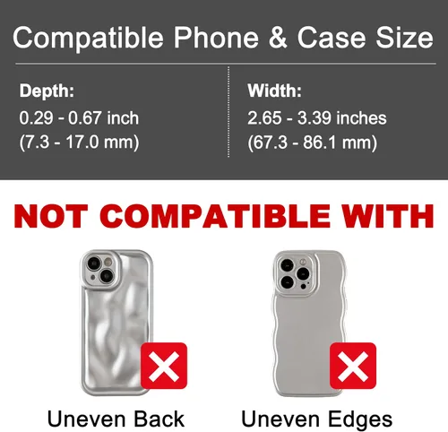 Miniatura 5 de NO-Look Docking Agena G1 Soporte de teléfono de carga para ventilación de aire, soporte universal para automóvil para puerto USB-C iPhone, Samsung