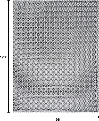 Miniatura 2 de Martha Stewart x SAFAVIEH - Colección de alfombras de área de 8 x 10 pies, carbón y gris, tejido plano, de algodón, ideal para sala de estar