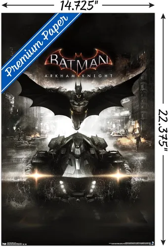 Miniatura 3 de Trends International DC Comics VIdeo Game - Arkham Knight - Póster de pared de arte clave, 14.725 x 22.375 pulgadas, versión premium sin marco