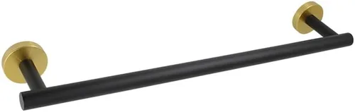 Miniatura 19 de Barra de toalla de mano de baño de 24 pulgadas en negro mate SUS 304 de acero inoxidable para montaje en pared..