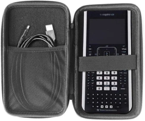 Miniatura 4 de (TM) EVA, funda dura portátil con cierre para guardar y transportar calculadora. Funda para instrumentos Texas, calculadoras Nspire CX CAS, Casio