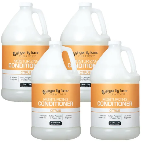 Miniatura 11 de Ginger Lily Farms Club & Fitness - Acondicionador hidratante para cabello seco, 100% vegano y libre de crueldad, aroma a aloe vera, repuesto de 1