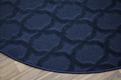 Miniatura 293 de Garland Rug Sparta - Alfombra antideslizante de polipropileno de 2 pies x 12 pies, color negro, ideal para salas de estar y pasillos, elegante