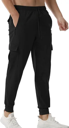 Surenow Pantalones deportivos ligeros para hombre, de secado rápido, pantalones de senderismo para entrenamiento, pantalones deportivos para hombre,
