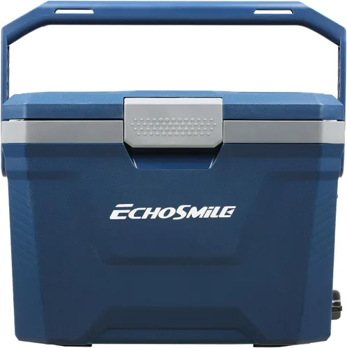 Miniatura 12 de EchoSmile Enfriador portátil aislado de 20L/21qt, enfriador duro para exteriores, caja de hielo para camping, bebidas, playa, pesca y navegación