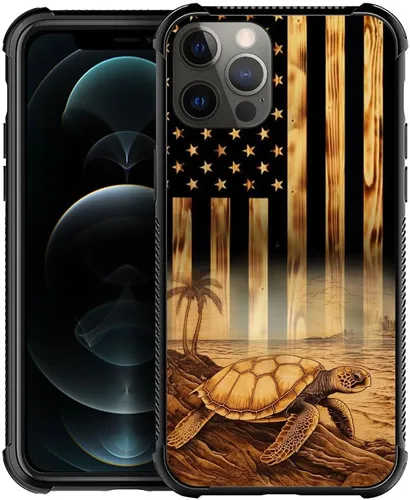 Miniatura 10 de Funda compatible con iPhone 13 Pro Max, fundas para niñas y mujeres, bandera estadounidense águila