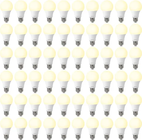 Miniatura 16 de Bombillas LED A19 DEGNJU, equivalentes a 100 vatios, luz diurna de 5000 K, 1500 lúmenes, base estándar E26, no regulables, bombillas LED de 13 W