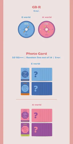 Miniatura 2 de Juego semanal de juego: Holiday 4th Mini álbum E Ver CD+1p Póster+92p PhotoBook+2p PhotoCard+1p Photo Ticket+1p Pegatina+1p Foto Impresa+1p Etiqueta