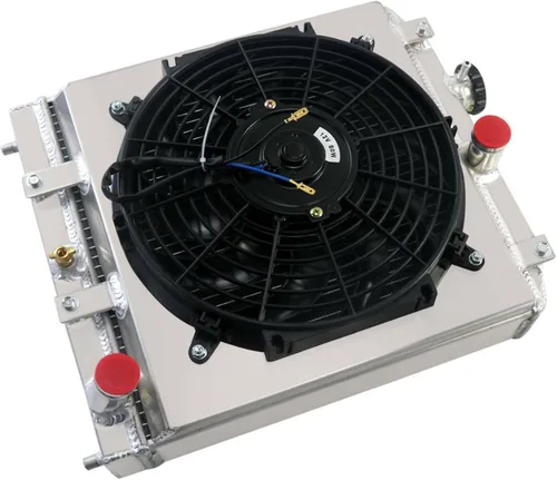 Miniatura 7 de Radiador compatible con Honda Civic 1992-2000 1.5L 1.6L L4 Gas y Acura Integra 1994-2001 1.8L L4 Gas, radiador de aluminio completo de 2 filas +