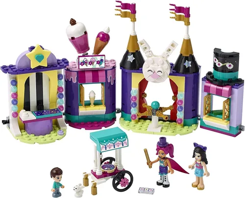 Miniatura 2 de LEGO Friends Magic Funfair Stalls 41687 Kit de construcción; juguete de simulación de carnaval para niños que aman los trucos de magia; nuevo 2021