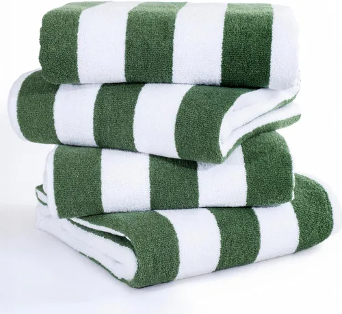 Miniatura 15 de American Soft Linen Cabana - Toallas de playa a rayas, 30 x 60 pulgadas, 4 piezas, toallas de piscina de gran tamaño, secado rápido, sin arena, Beige