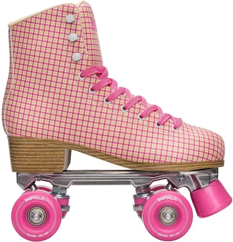 Miniatura 3 de Impala Quad Skate - Púrpura Tartán rosa