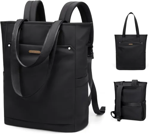 Miniatura 9 de Mochila convertible para mujer, mochila de trabajo, bolso de viaje, mochila para laptop, bolsa de libros para universidad, enfermera, viaje
