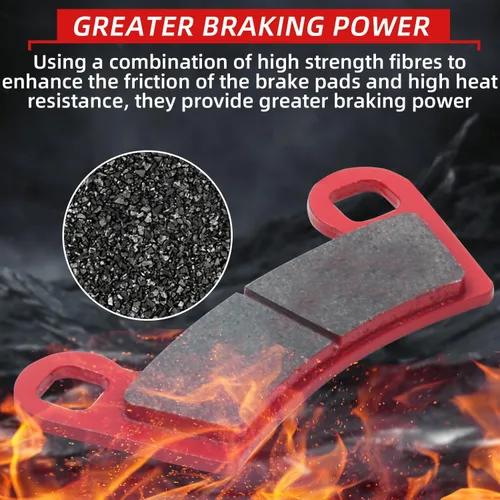 Miniatura 2 de Pastillas de freno mejoradas delanteras y traseras compatibles con Polaris Ranger XP 1000 2018-2023 General 1000 EPS 2016-2023 Ranger Crew XP 1000
