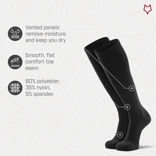 Miniatura 4 de Fox River - Calcetines para hombre con flujo de aire mejorado y máxima comodidad