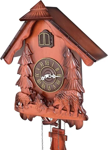 Miniatura 5 de Kendal Reloj de cuco reloj de pared vintage reloj de cuco de madera hecho a mano MX317
