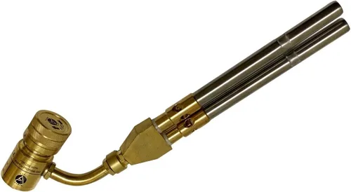 Miniatura 3 de Appli Parts APHT-1D2 Antorcha de Mano de Doble Quemador para Soldadura y Soldadura Fuerte con Combustible MAP o Propano Punta Giratoria para Uso