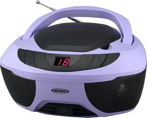 Miniatura 8 de Jensen CD-475 Boombox estéreo portátil deportivo (verde)