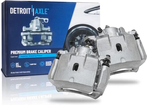 Miniatura 94 de Detroit Axle - 4 pinzas de freno para Honda Element 2003-2011 Pinzas de freno de disco con soportes 2004 2005 2006 2007 2008 2009 2010 reemplazo