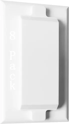 Fundas magnéticas para interruptores, interruptor de luz ILIVABLE y cubierta de toma de corriente para interruptores planos modernos, no a prueba de
