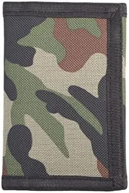NITORT Carteras deportivas de lona al aire libre para niños, bonita cartera con cremallera para niños, bolsillo frontal con adhesivo mágico,