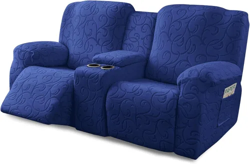 Miniatura 16 de Fundas para Sofá Reclinable Seccional Funda de Sofá para Sofá Reclinable de 3 Asientos, 5 Piezas Funda Elástica para Sofá de 3 Cojines Reclinable