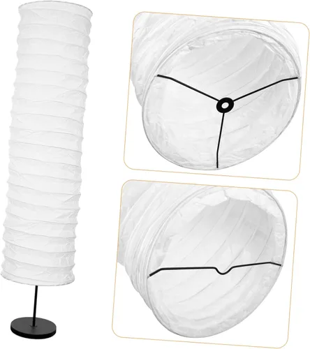 Miniatura 3 de Lámpara de mesa, pantalla de papel, accesorios de luz, pantalla de pie de papel de arroz, pantalla clásica moderna de papel, bombilla de piso