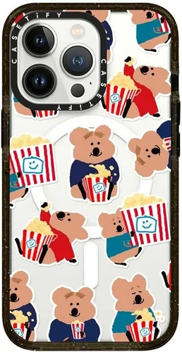 Miniatura 425 de Funda Impact de CASETiFY para iPhone 13 Pro Max con Magsafe - Estuche Claro Cuento de Invierno - Claro Negro Estuche transparente Winter Tale