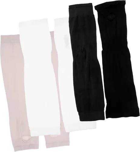 ORFOFE 3 pares de protección UV manguito brazo protector codo manga hombres mujeres deportes sol manga acolchada hielo codo protector para