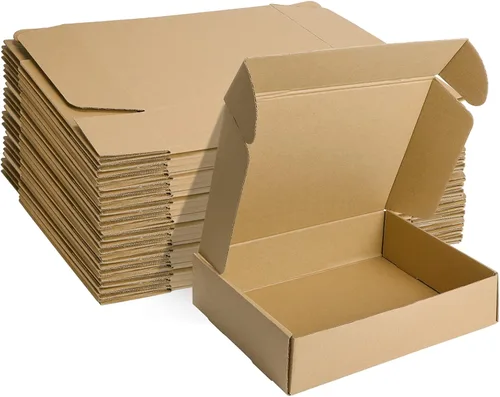 Miniatura 26 de MEBRUDY Cajas de envío de 4 x 4 x 2 pulgadas, paquete de 100 unidades, pequeñas cajas de cartón corrugado para enviar por correo, embalaje de Marrón