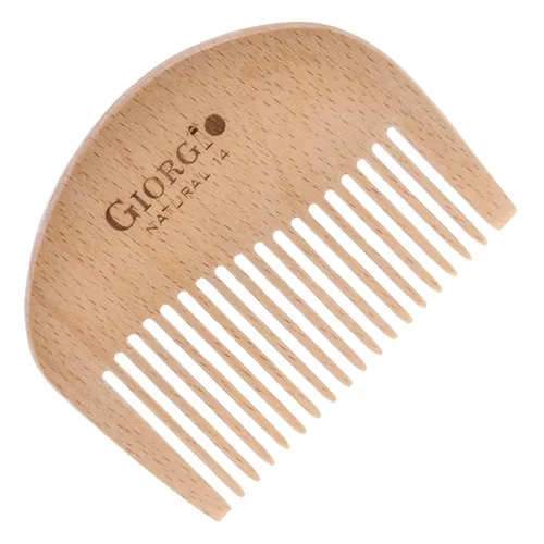 Miniatura 8 de Giorgio GIONAT6 Peine de Madera Natural Desenredante para el Cabello - Peine de Dientes Semi Finos y Anchos para Cabello Rizado, Peines de Bambú