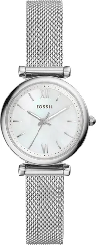 Miniatura 27 de Fossil Carlie - Reloj de cuarzo de acero inoxidable de tres manecillas para mujer