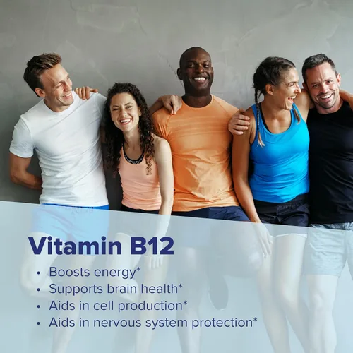 Miniatura 5 de Superior Source No Shot Vitamina B-12 Cianocobalamina 10000 mcg - Vitamina B-12 para apoyar la producción de energía, la salud del cerebro