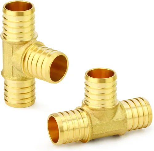 Miniatura 28 de GASHER 10 piezas sin plomo latón 1 "acoplamiento Pex, accesorios Pex de 1 pulgada para tubería Pex