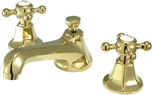 Miniatura 7 de Kingston Brass KS4463BX Grifo de baño extendido de 8 pulgadas, latón antiguo