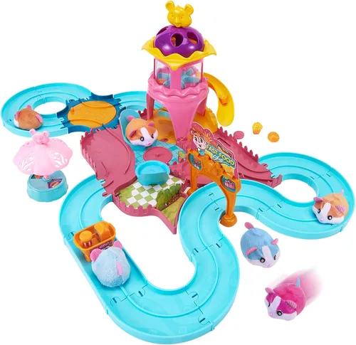 Juguetes de pista de hámster para regalo de niña de 5 años, juego de mascotas, juguetes para niñas de 3, 4, 5, 6, 7 años, regalos de cumpleaños