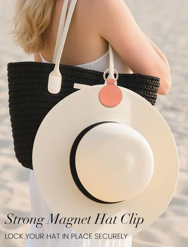Miniatura 36 de Niveaya Clip magnético para sombrero para viajar en la bolsa, gancho de almacenamiento magnético, accesorio esencial de viaje de vacaciones